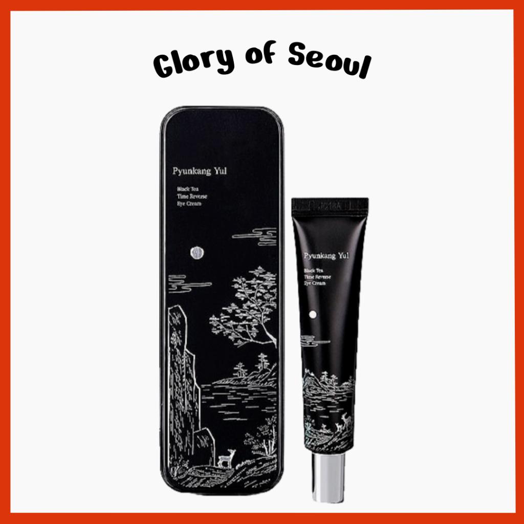 

PYUNKANG YUL Black Tea Time Reverse Eye Cream 25ml Reduces Puffy Eyes, Fine Lines, Under Eye Bags, Face Moisturizer, Revitalizer| Korean Eye Skin Care
