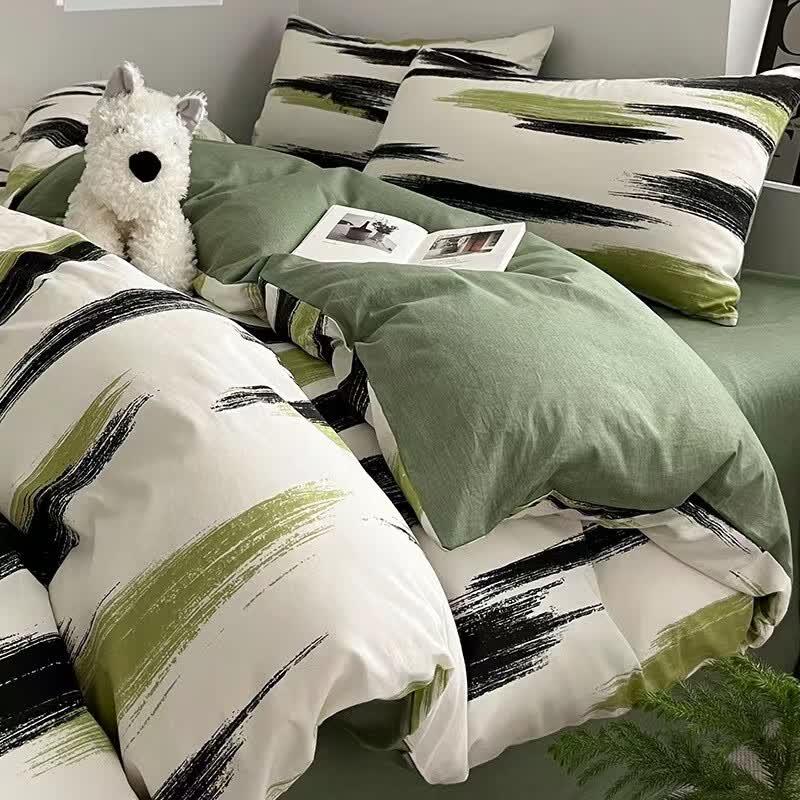 Bamboo Fiber 4-Piece Bedding Set