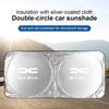 BGT1 Car Sunshade Windshield Ultraviolet-proof Sun Visor For Dacia Logan Sandero Duster Lodgy Spring Jogger Dokker Stepway Bigster