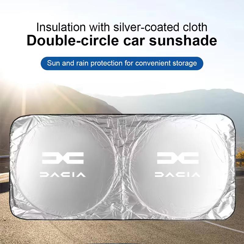 BGT1 Car Sunshade Windshield Ultraviolet-proof Sun Visor For Dacia Logan Sandero Duster Lodgy Spring Jogger Dokker Stepway Bigster