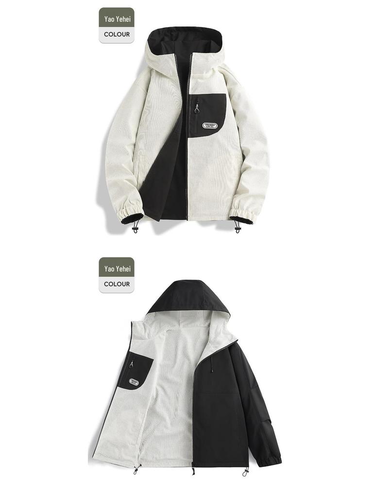 Woodpecker Women's Petite Windbreaker: 2025 Double-Sided, Windproof, Waterproof Spring Mountaineering Jacket
