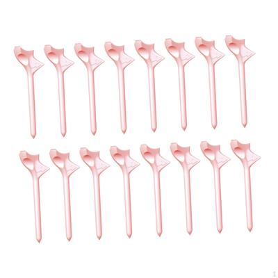 16 Pieces 10 Degrees Golf Tees Ball Holder Golfing for Outdoor Practice