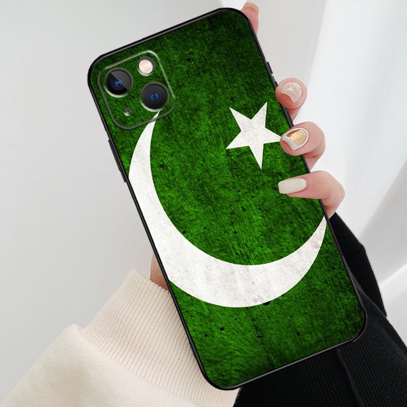 Pakistan Flag Banner Phone Case For iPhone 17 Pro Max 15 14 13 11 12 16 Pro Max mini 15 16 Plus 16e 17 Air Cover