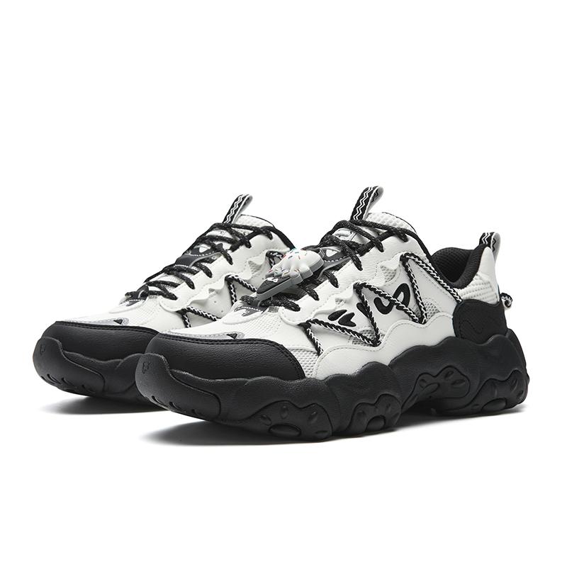 FILA FLUID 6 Cushioning Abrasion Resistant Coverage Lightweight Height Increasing Low top Chunky Sneakers Women's F12W612137FSB