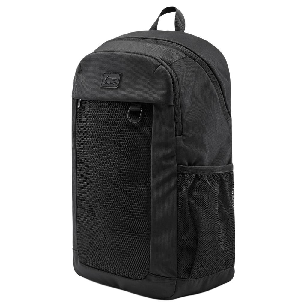 New LiNing Sports Life Collection Polyester Students Backpack Unisex Black ABSV395-1