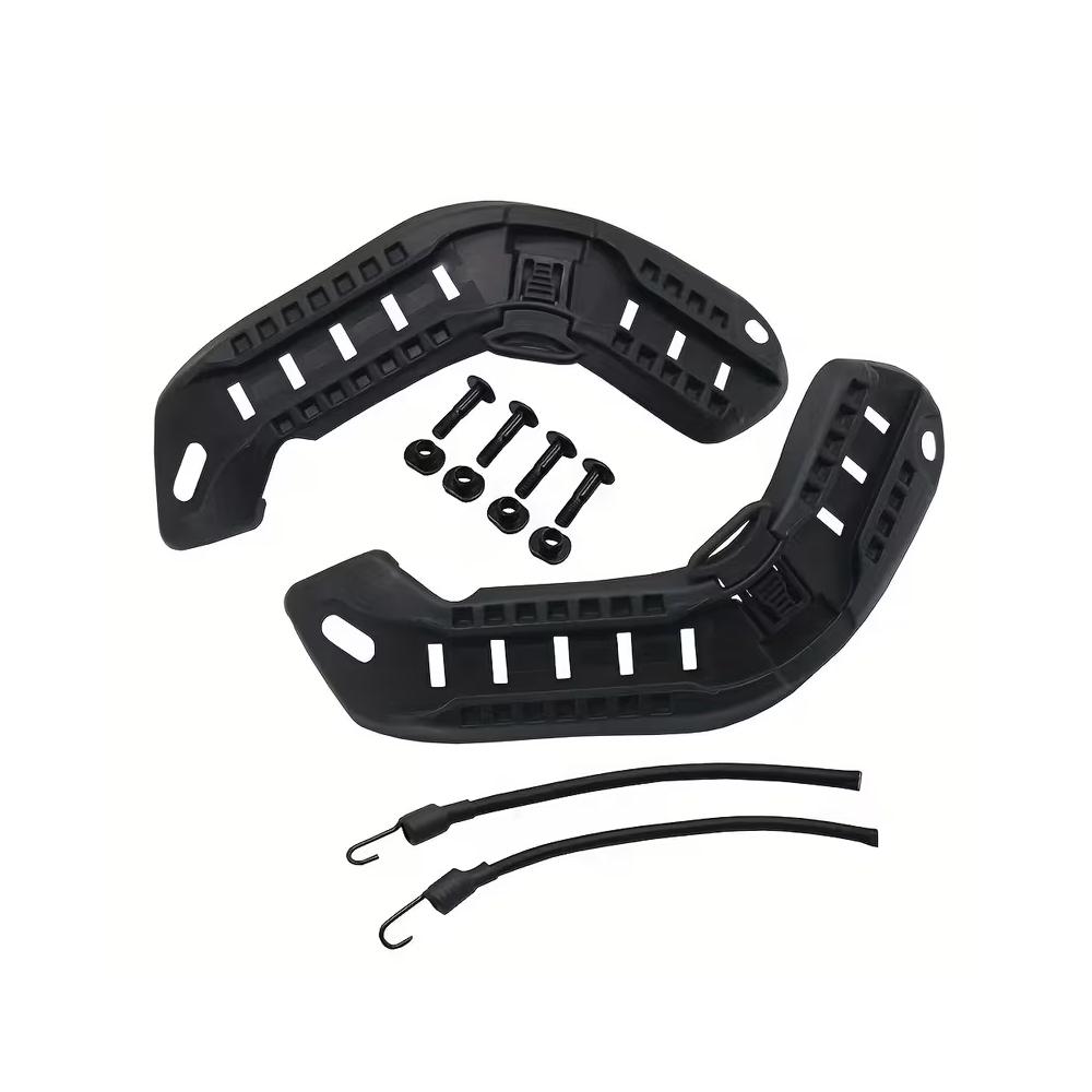 Tactical Helmet Rail Mount Accessory Side Rails Kit for High Cut Fast Helmet with Screws чёрный