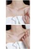 Schmetterlingskette aus 999er Sterlingsilber – Vielseitiges, hochwertiges, minimalistisches Choker-Halsband im leichten Luxus-Design