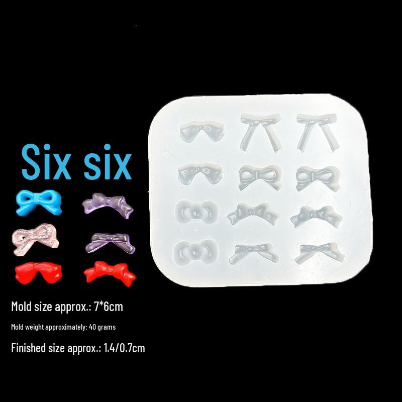 Butterfly Hair Clip Silicone Mold for DIY Jewelry & Ultra-Light Clay