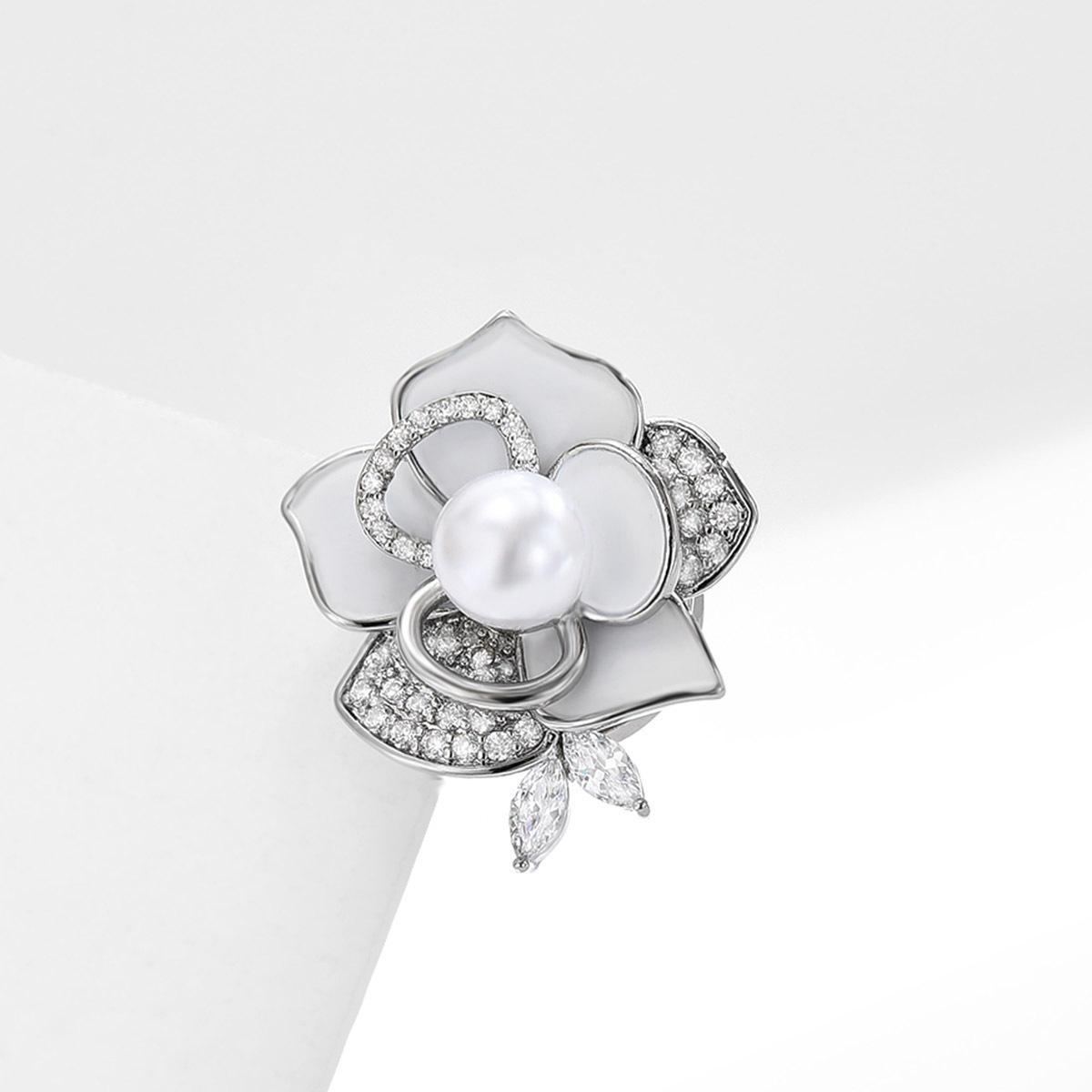 

Senior Brooches Flower Leaf Brooch Pins for Women Suit Pendant Fashion Brooches Jewelry золотой