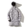 Mid-length Cotton Jacket for Men In Winter New Loose Hooded Cotton Jacket Thickened Down Cotton Jacket for Men