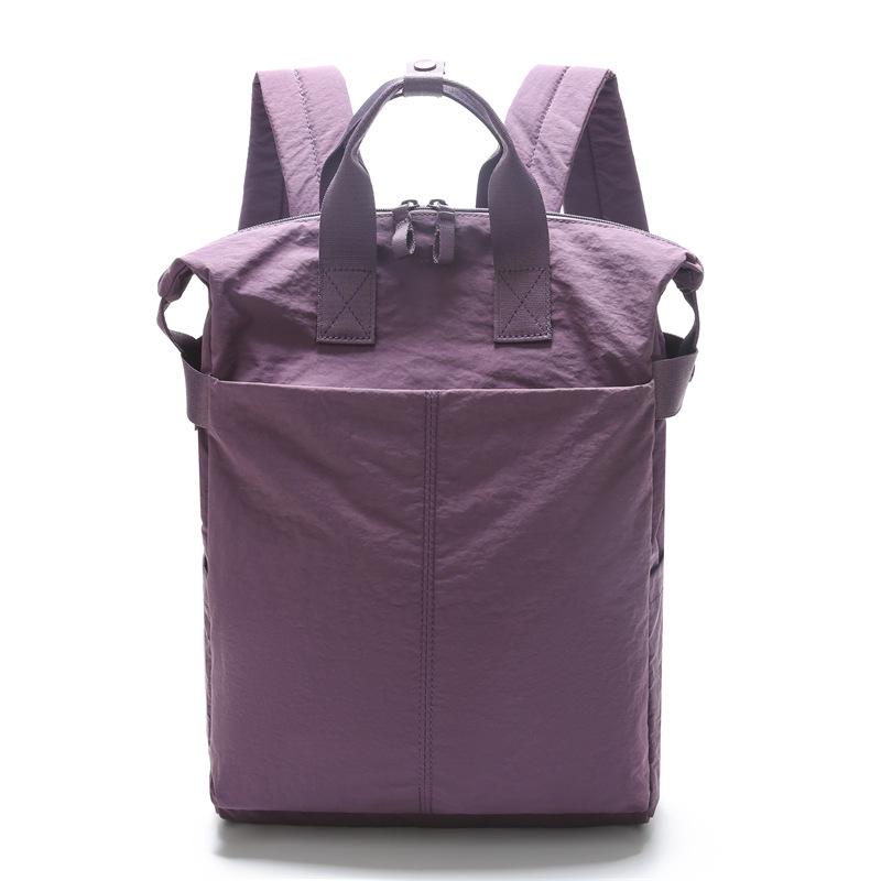 Unisex Lässiger Outdoor-Rucksack: Großes Fassungsvermögen, Wasserabweisend, Strukturierte Unifarbe, Ideal für Reisen, Sport und den täglichen Weg zur Arbeit.