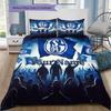 Sport Icon Custom Name Pattern Bedding Quilt Set Quilt Cover Pillowcase Home Birthday Gift(1 * duvet cover + 2 * pillowcase, without core)