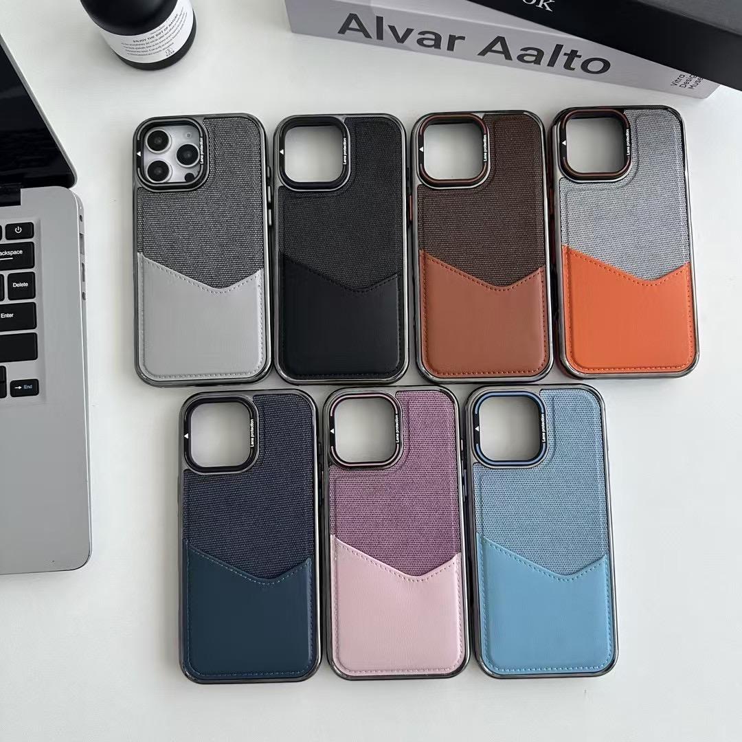 New trending fashionable Phone case for iPhone 16 Pro Max electroplating PC hard  Phone case Luxury for bracket iphone 16 covers Opp Bag&For iPhone 16 оранжевый