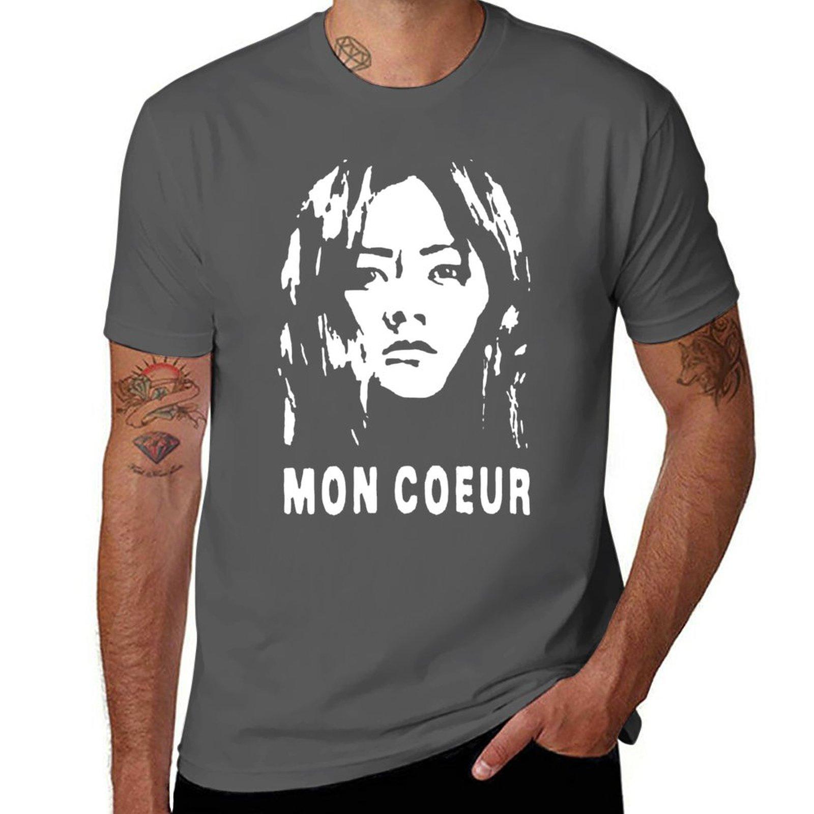 New KIMIKO. MON COEUR. THE BOYS. WHITE. T-Shirt vintage clothes graphic t shirt designer t shirt men S разноцветный