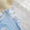 Girls' Summer Pajama Set: Cute Lantern Pumpkin Pants and Tulip Vest