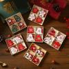 Wooden Painted Cartoon Christmas Tree Ornaments