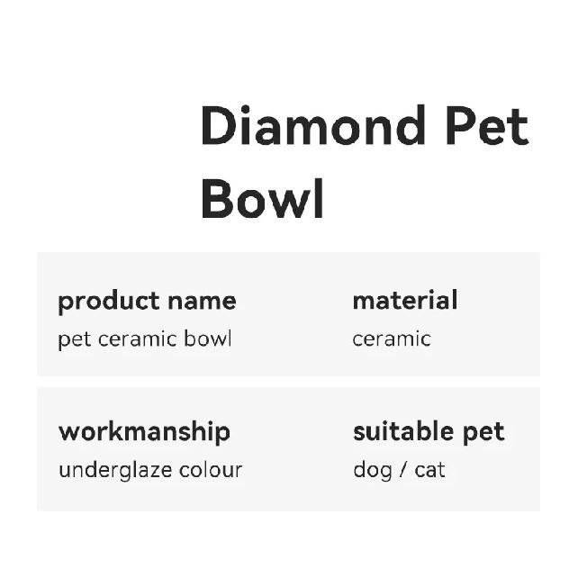Mittlere Große Hunde Napf Haustier Keramik Futter Wasser Doppelnäpfe mit Holzständer Katze Erhöhte Trinkfutter Schüssel 1200ml 1800ml