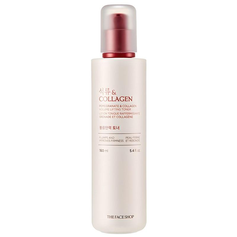 The Face Shop Pomegranate N Collagen Volume & Elasticity Toner, 160ml, 1 Pcs