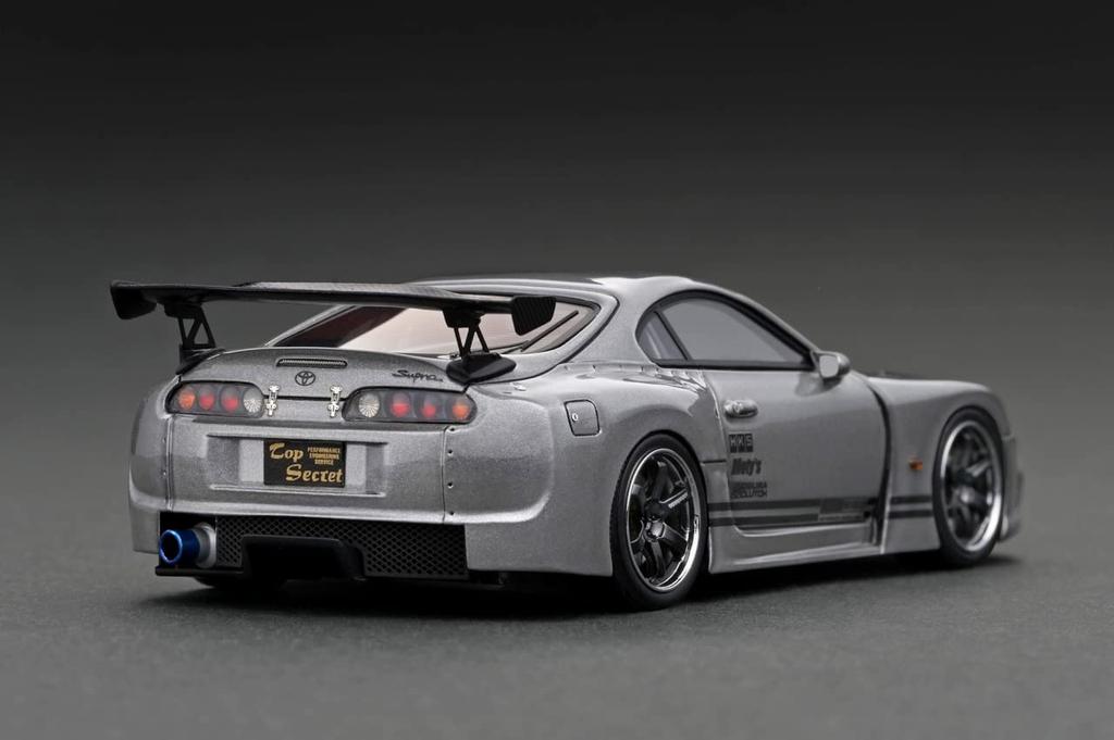 Ignition Model TOP SECRET GT300 Supra Silver Finished Product 1/43 (JZA80)