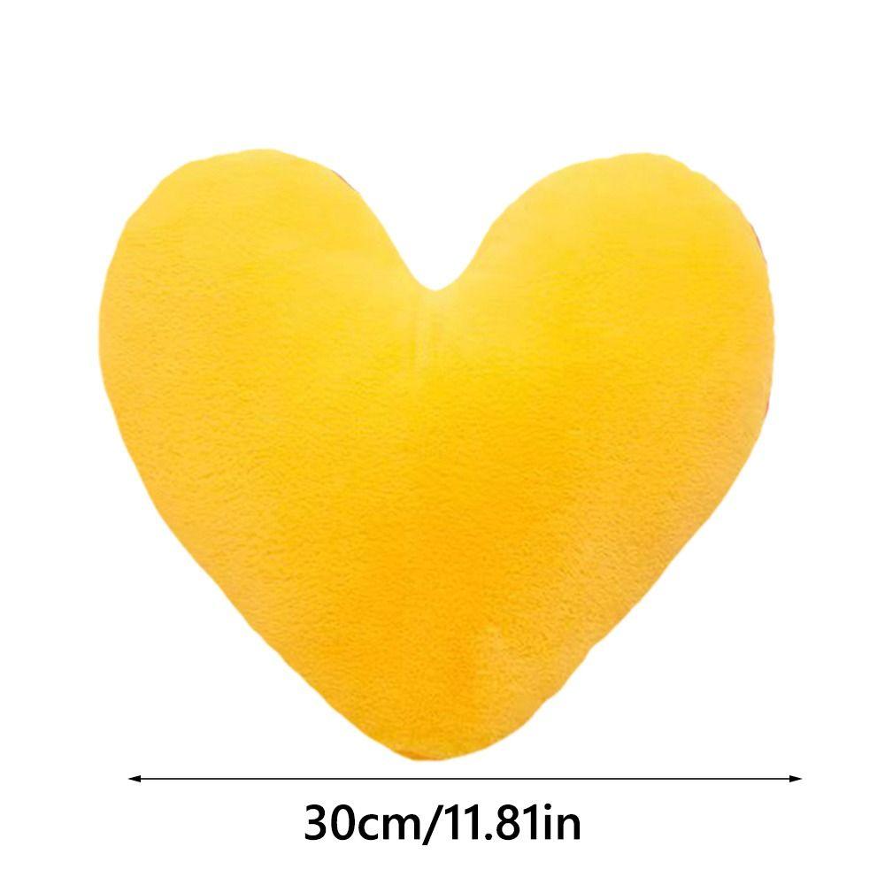 Heart Shape Soft Pillow 30cm Stuffed Pillow Creative Gift Heart Plush Pillow  Home Decorative