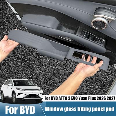 Car Window Glass Lifting Panel Protective Pad Made of Silicone Material for Interior Use For BYD ATTO 3 EVO Yuan Plus 2025 2026
