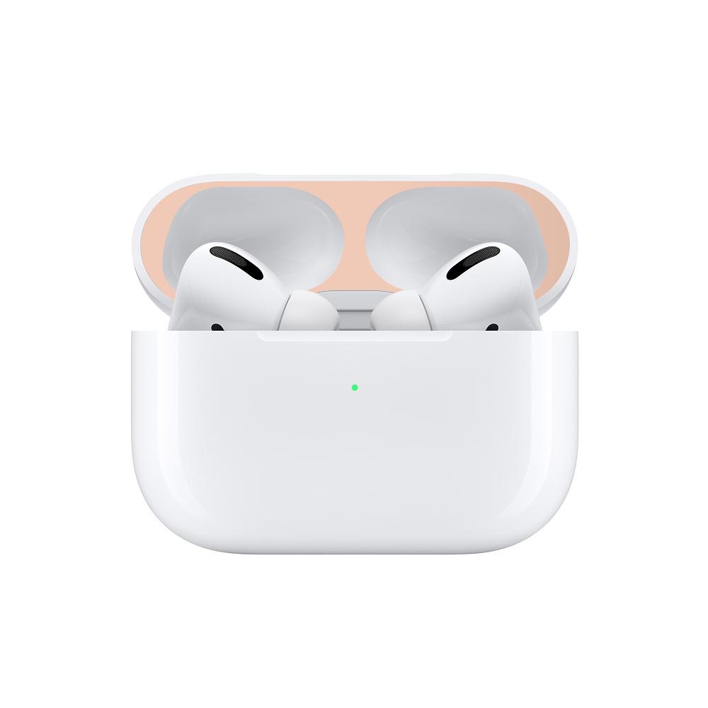 

For Apple AirPods Pro Headset Protection Sticker Metal Cover Gold