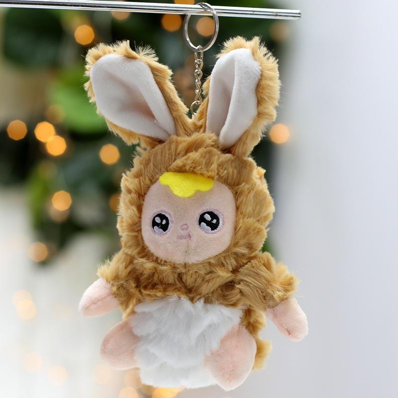 Nou Pandantiv Jucărie de Pluș Animal Drag Păpușă Drăguță Breloc Păpușă Decorațiune Agățată pentru Geantă de Școală