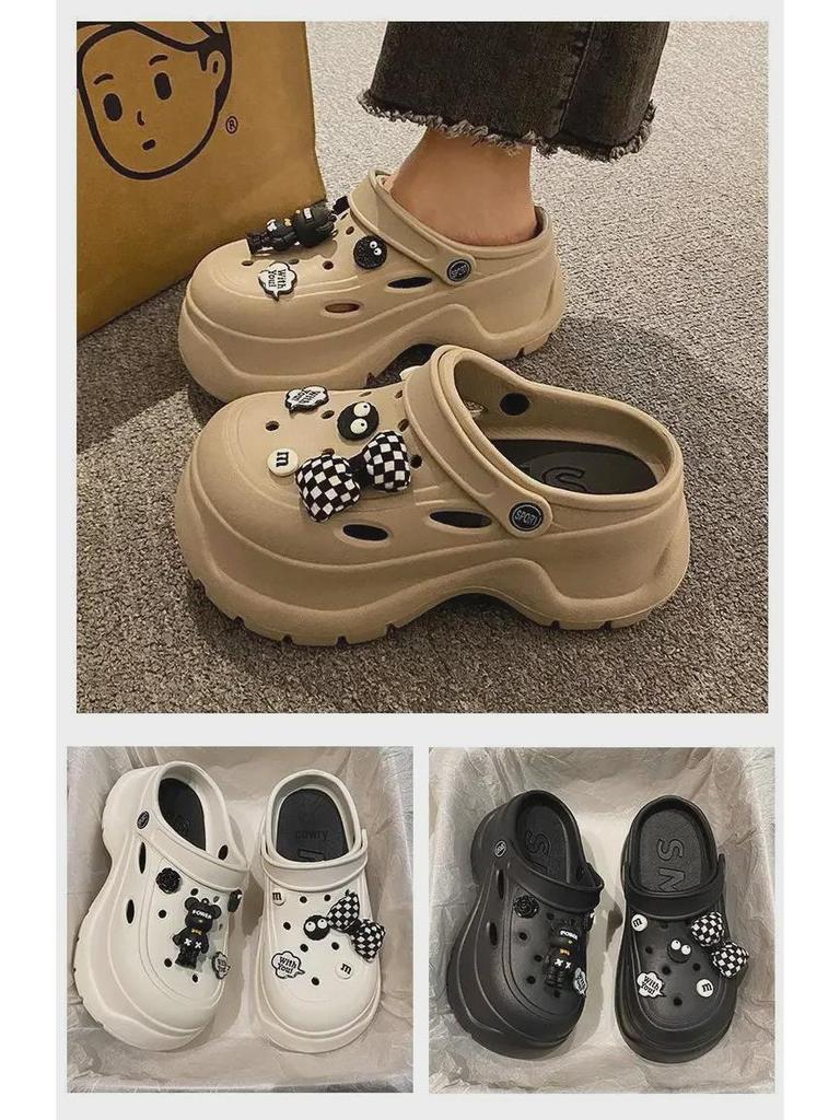 EVA Femme 2024 Style Plage Semelles Épaisses Antidérapantes Bout Fermé