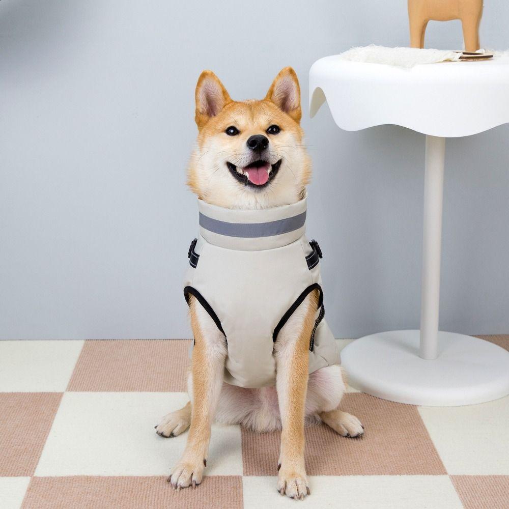 Zipper Dog Warm Jacket Waterproof Windproof Puppy Clothes Fashion Winter Pet Vest for Puppy Dogs