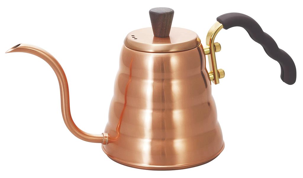HARIO V60 Drip Kettle Buono, 700mL Capacity, Heat-Safe, Copper, Made in Japan, Perfect Gift (VKBR-90-CP)
