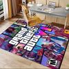 Tapis Aventure Gta Vi Pour Salle de Jeux Chambre Salon Canapé Décoration MaisonTapis de Jeu Antidérapant pour Enfants