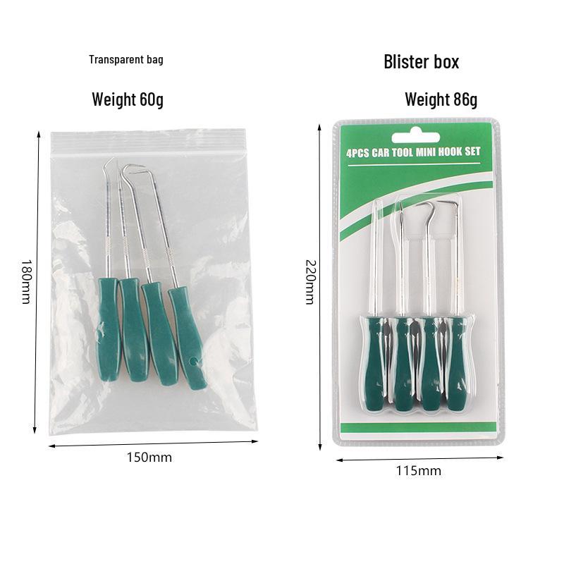 Mini 4-Piece Oil Seal & Gasket Removal Tool Set with Square Handles