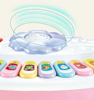 Fun Ocean Cartoon Children'S Educational Music Piano Toy Multifunctional Electric Light Early Education Electronic Piano