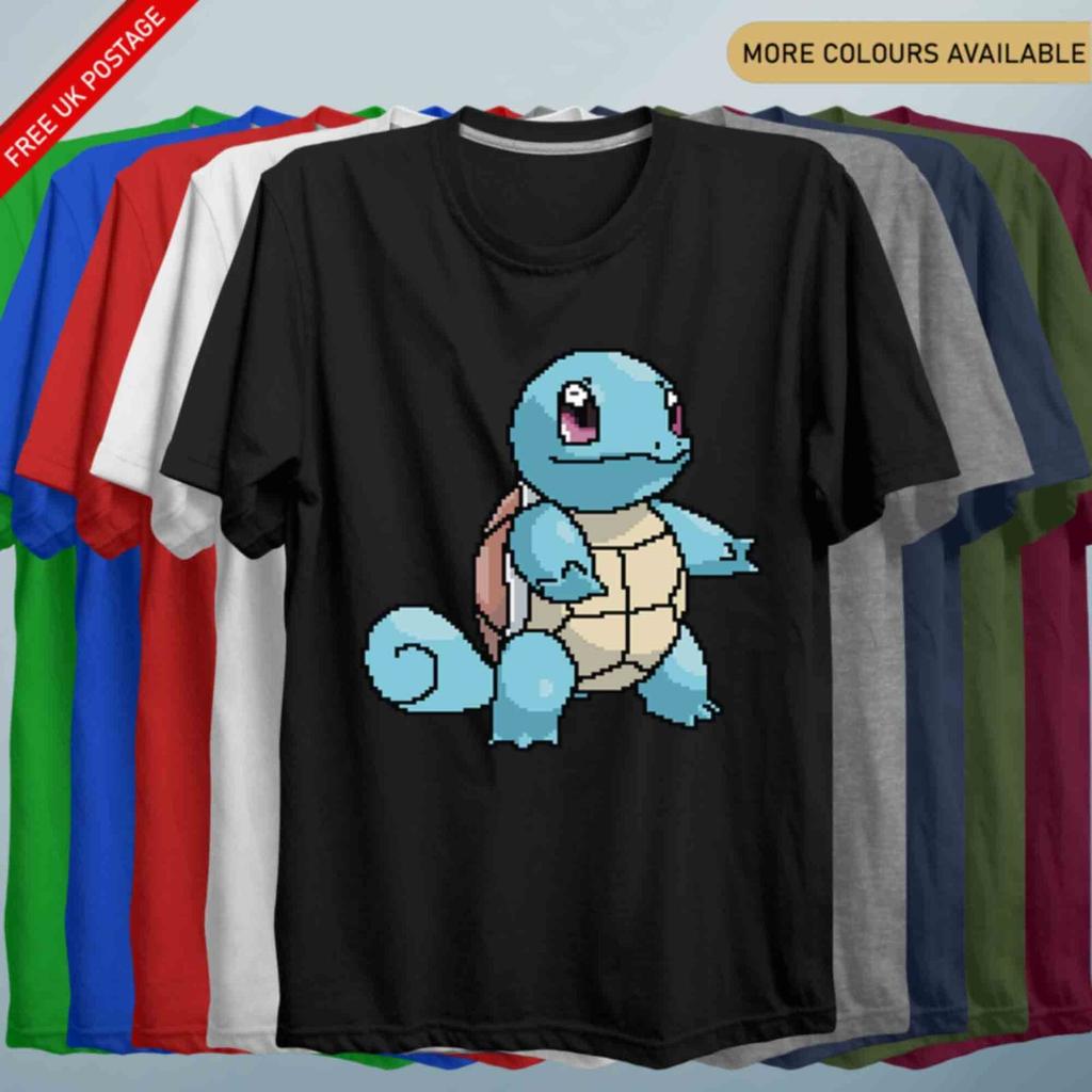 Squirtixel Anime T Shirt Adults Kids Unisexga Top Pixel Shirt Birthday Anime Gift