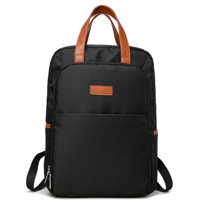 

Simple and Fashionable Laptop for Workplace Women s Commuting Backpack Solid Color Handbag