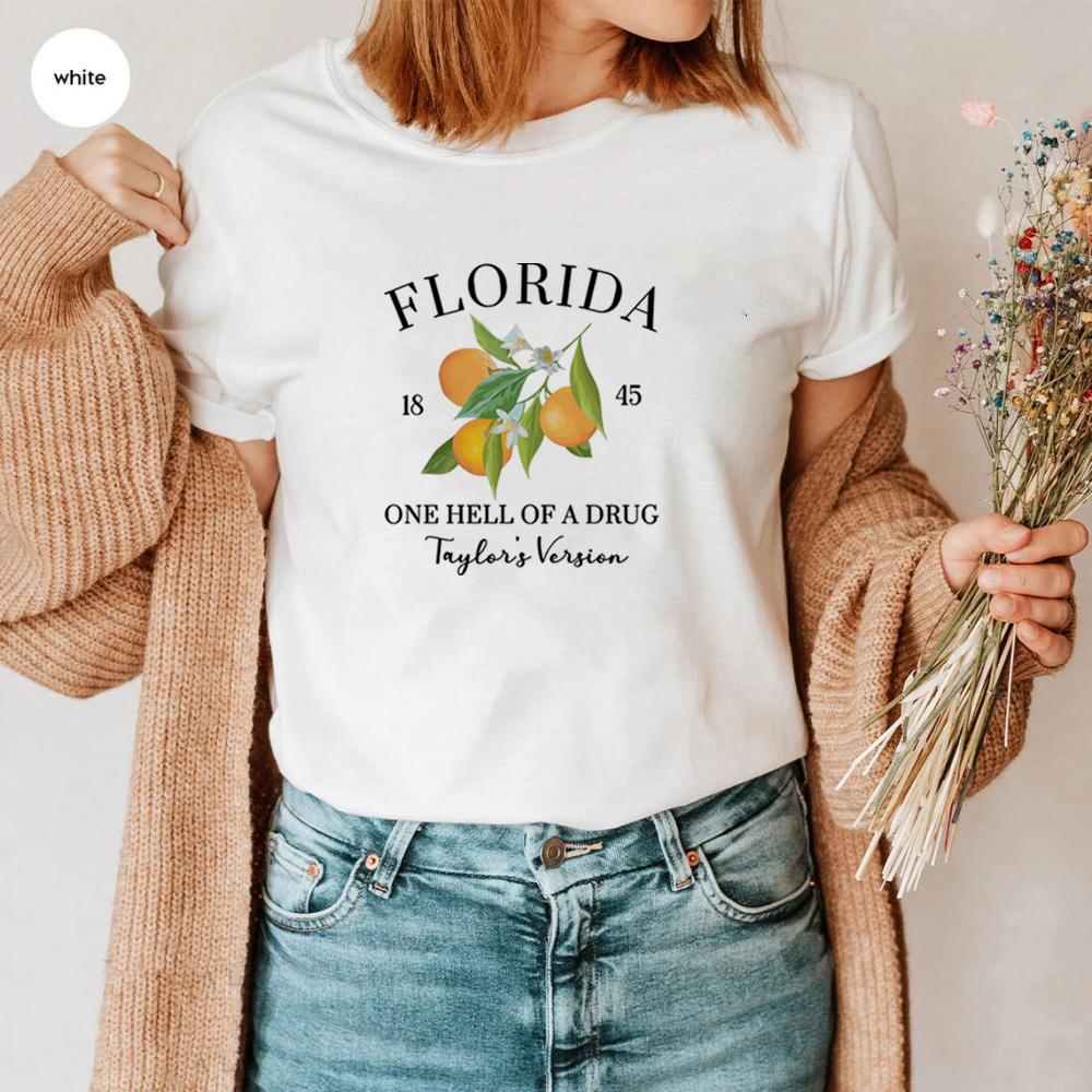 

Футболка Take Me To Florida Tortured Poets Taylor Florence Tropical Aesthetic Gift Taylors Version Ttpd Florida Tee Florida M белый