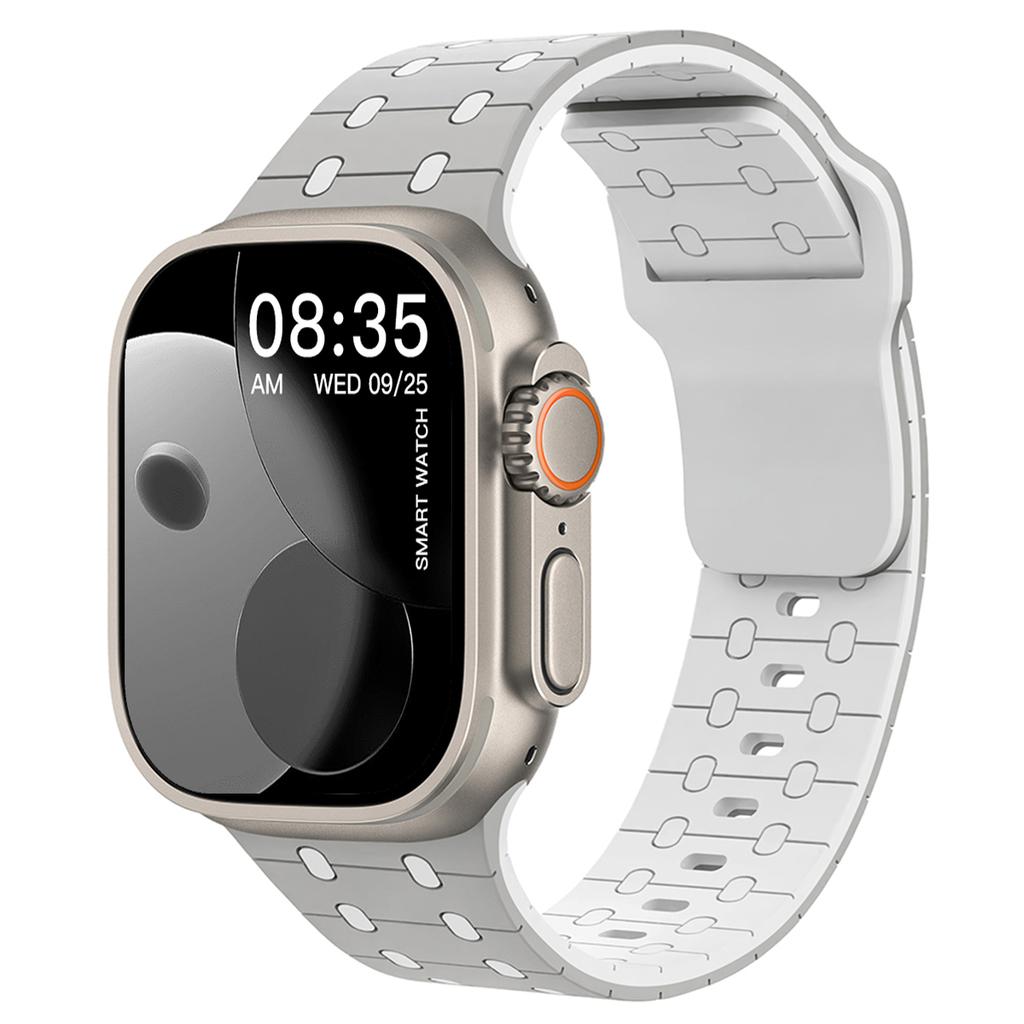 Silicone band For Apple watch Strap 45mm 41mm 44mm 49mm 40mm 38 42mm 46mm bracelet correa iwatch Series 10 9 8 7 6 5 3 SE Ultra