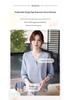 Stylish Spring & Autumn Knit T-Shirt for Middle-aged Women with Flowing Ribbon