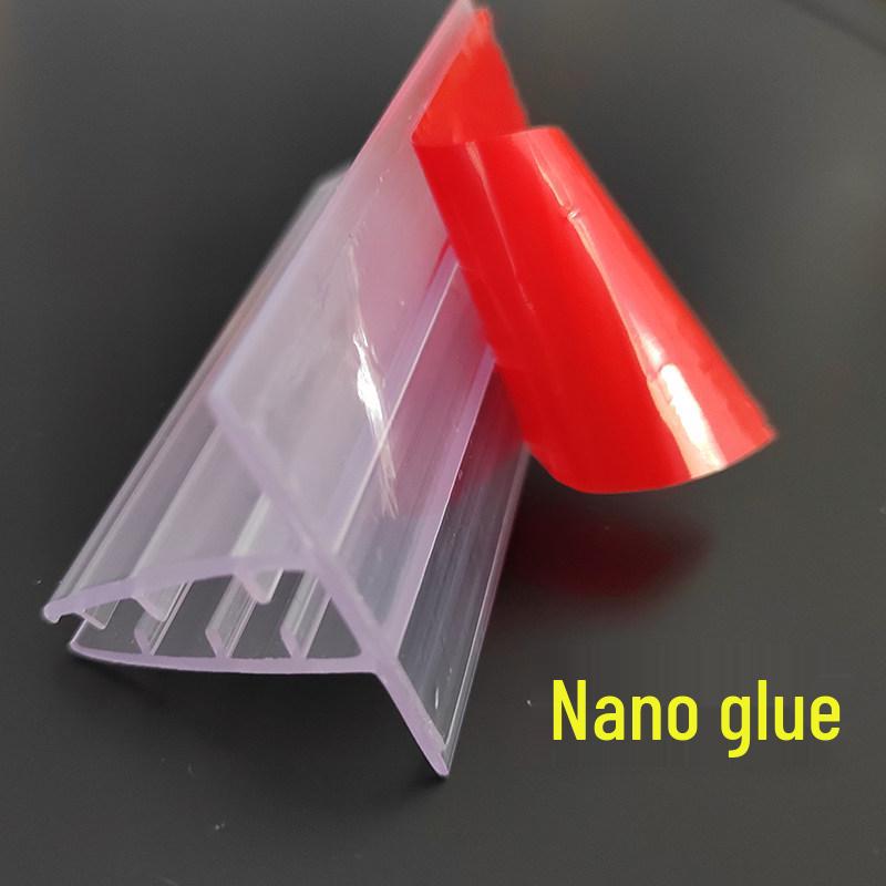 Soft-tooth Removable Glue Canteen Clip - Plastic KT Board Base, Anti-Splash Fixing Clip