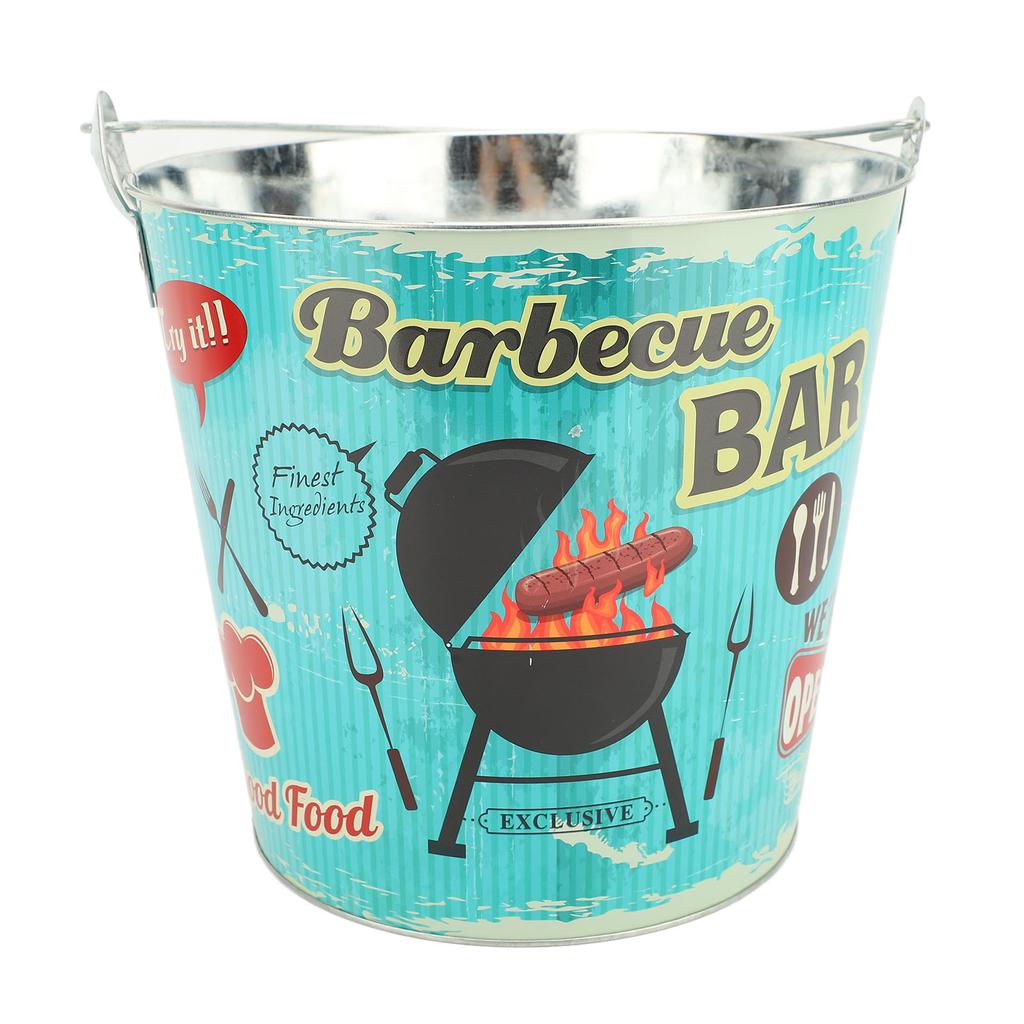 Handheld Ice Bucket Thickened Portable Insulated Beverage Tub Cooler for Party Gathering Outdoor BBQ