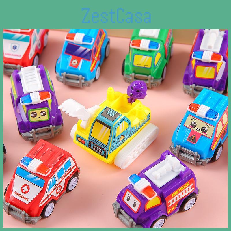 Mini Simulation Inertia Cartoon Fire Engine Children Toys For Entertainment Kid