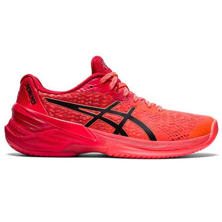 Asics Sky Elite FF Tokyo Low Top Running Shoes Women Running Shoes Red Black 1052A047-701