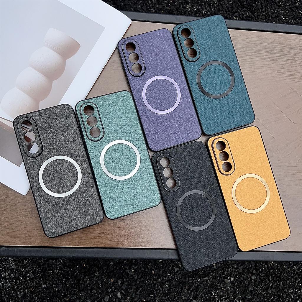 Pro pouzdro OnePlus Nord 5 5G Nárazuvzdorný TPU+Látkový zadní kryt telefonu Kompatibilní s MagSafe