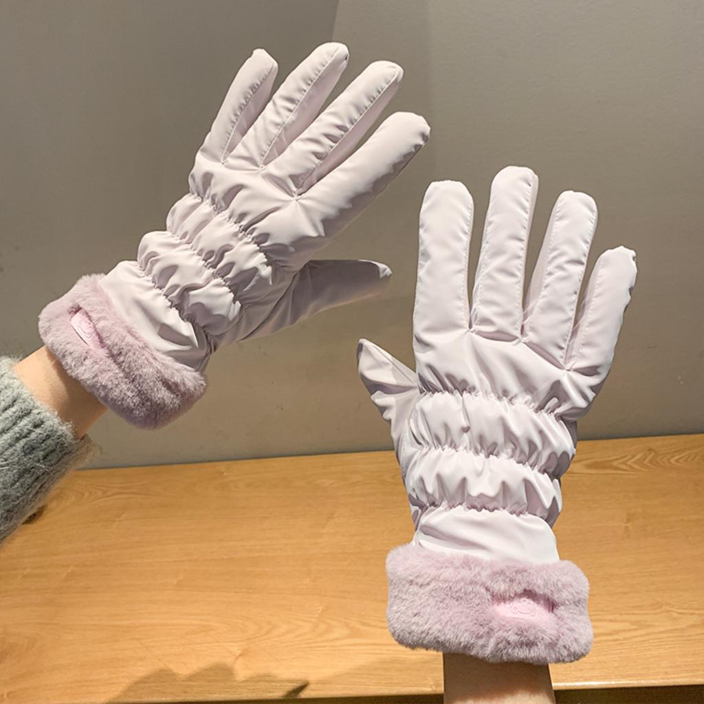 Children's Warm Gloves Plus Fleece Cold-proof Gloves