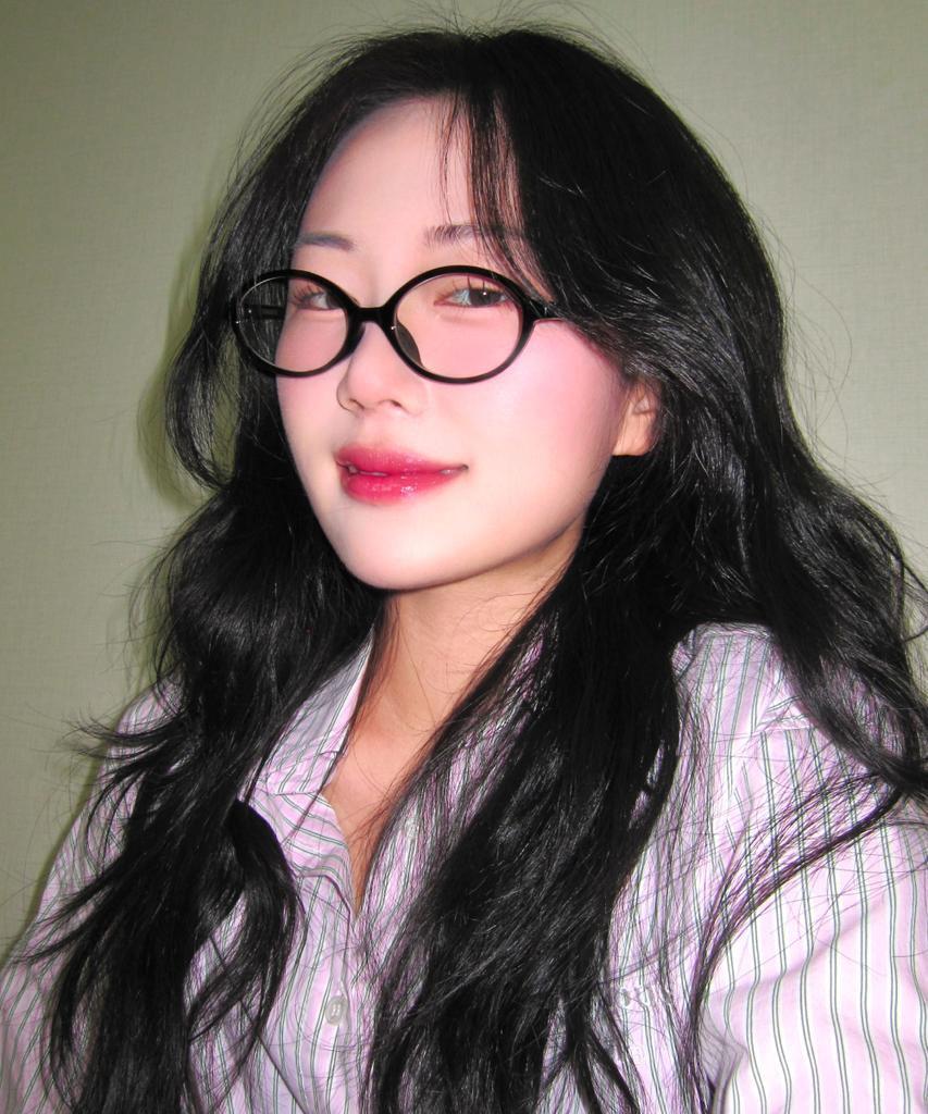 Hangeul [Blue Light Blocking] Geek Chic Oval Black