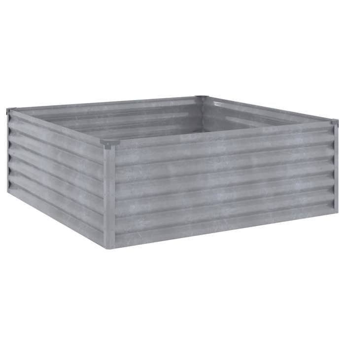 VidaXL Lit surélevé de jardin 100x100x36 cm acier corten 151993