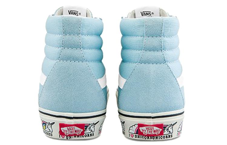 Vans SK8 HI Casual Skateboarding Shoes Unisex Navy Blue VN0A5HXV5O5