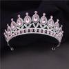 Baroque Wedding Crown Royal Queen Bridal Tiaras Hair Jewelry Pageant Party Birthday Head Accessories Girls Bride Headdress