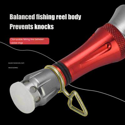 Brazo Oscilante de Metal para Carrete, Barra de Manivela, Interfaz para Carrete de Pesca Spinning, Anticorrosión, Universal, Barra de Doble Equilibrio
