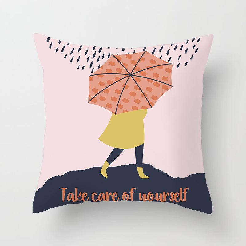 

New Autumn Pillowcase Home Sofa Pillow Cushion Cover 45X45 without pillow core